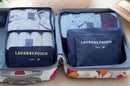 Kit de 6 Bolsas Organizadoras de Maletas - [PAGUE 4 RECIBA 6 - PROMOCIÓN POR TIEMPO SUPER LIMITADO]. Bienestar Minha loja 