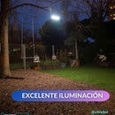Lampara con panel solar grande 400 W - Potente y duradera. General Tienda Núcleo 